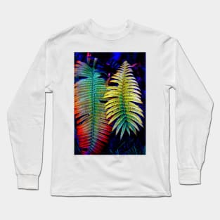 Halemaumau, Hawaii ferns Long Sleeve T-Shirt